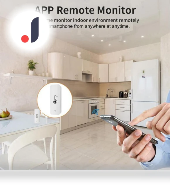 WiFi Temperature and Humidity Sensor — Home Climate Control, AUBESS
