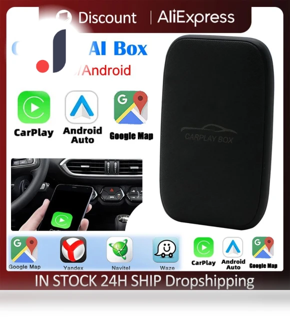 Wireless Car Adapter for Android CarPlay — Stereo Receivers, HOME-Auto-001