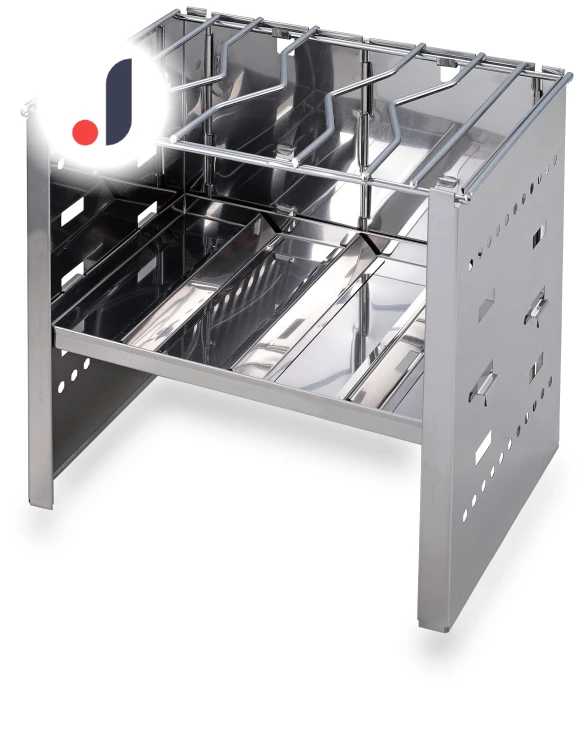 Barbecue Fire Stand Foldable Grill — Grill Stands, CAPTAIN STAG