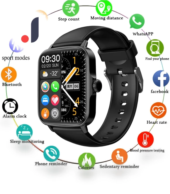Bluetooth Smart Watch — Smartwatches, Tiktop2