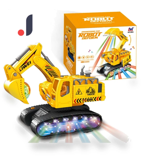 Electric Excavator Toy Robot — Construction Kits, Featured toys