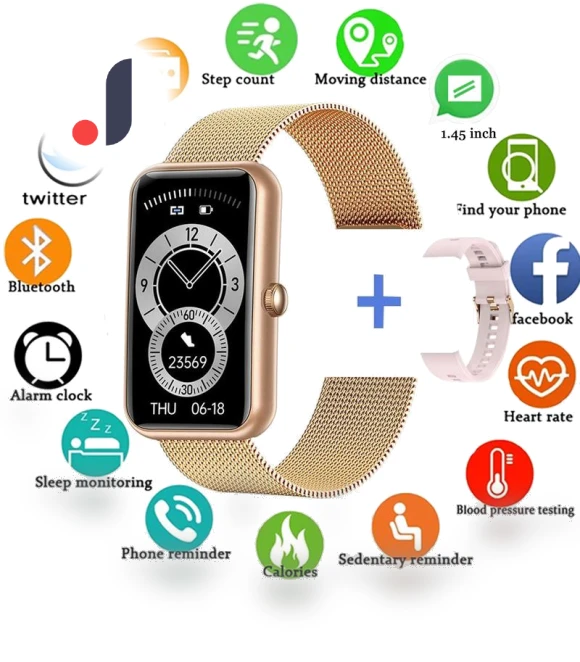 Fashionable Women's Smart Watch — Smartwatches, Tiktop2
