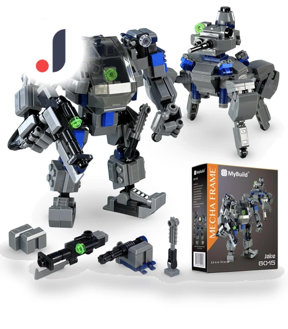 Jake Quadruped Mecha Frame Robot Building Kit — Construction Kits, JP Create mege
