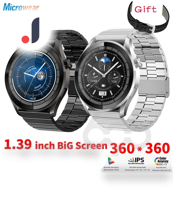 Large Screen Smartwatch with Wireless Charging — Smartwatches, Tiktop2
