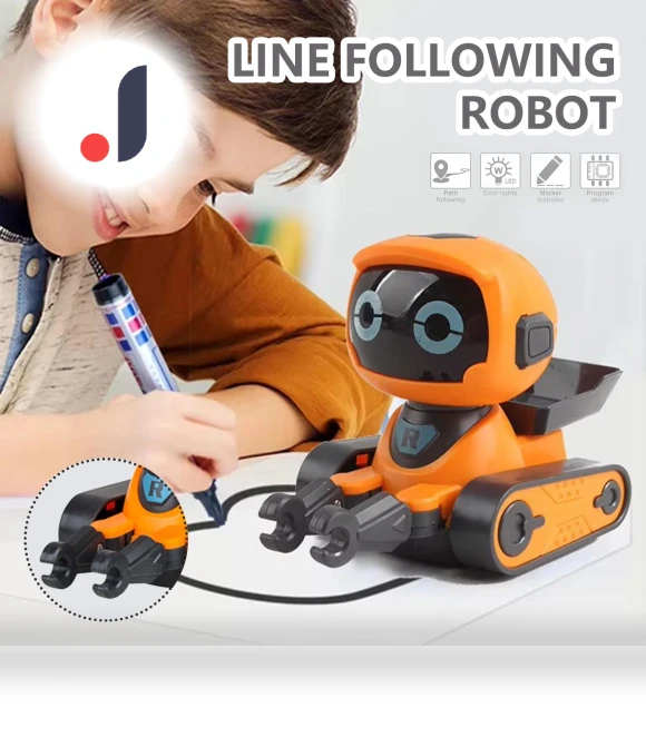 Line Following Robot Toy — Construction Kits, amydeal