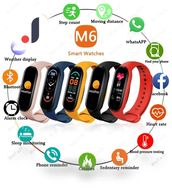 M6 Smart Watch — Wearable Accessories, Jiangnan E