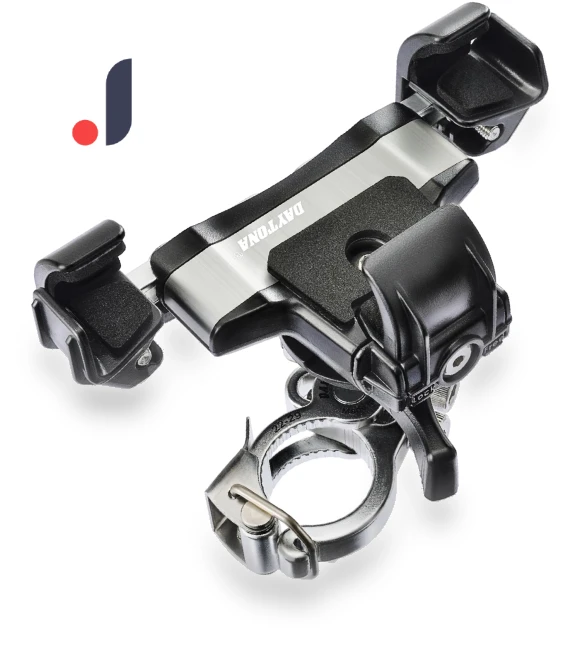 Motorcycle Smartphone Holder Aluminum Arm — Handlebar Gear, SOLT Japan Market