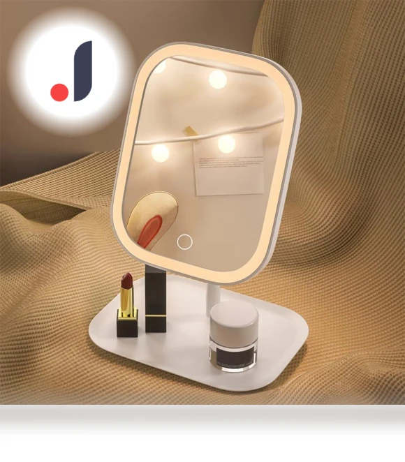 Rotating LED Vanity Mirror — Handheld, Dajiazhenji