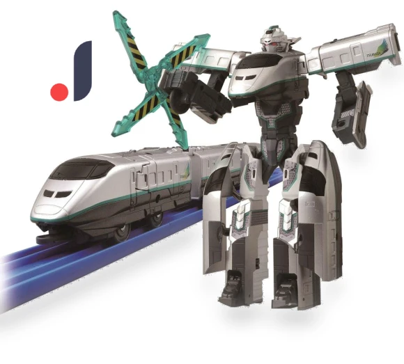 Shinkansen Transforming Robot Shinkalion E3 Tsubasa Iron Wing — Interactive Figures & Robots, Tomy