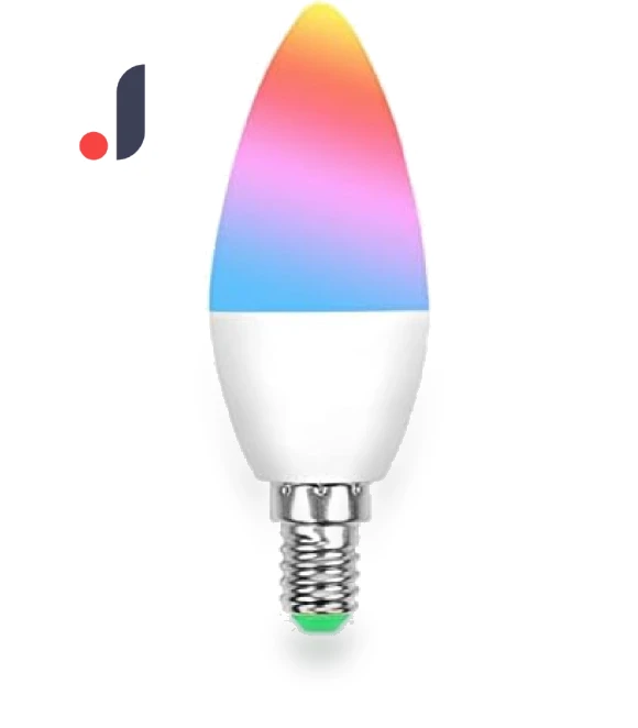 Smart RGBCW Candle Bulb — Compact Fluorescent