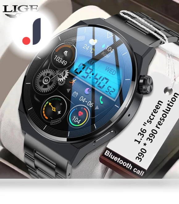 Smart Watch with Wireless Charging — Smartwatches, LIGE