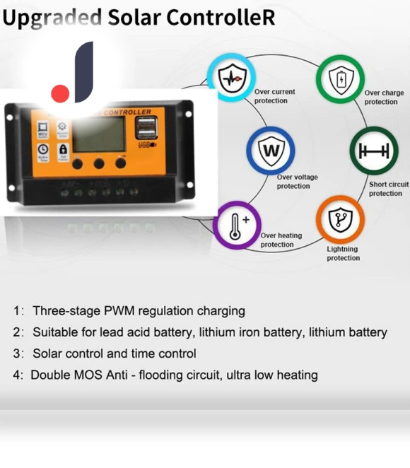 Solar Charge Controller — Power Management, One-point-three