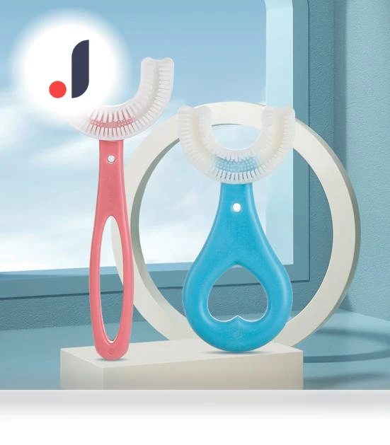 360 Degree Smart U-Shaped Toothbrush — Kids' Electric Toothbrushes, EDC Toy