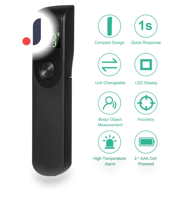 Infrared Non-Contact Forehead and Object Temperature Thermometer — Baby Thermometers, Keep Health Care