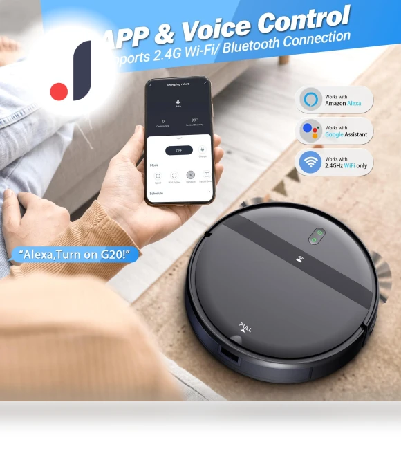Robot Vacuum with Automatic Charging — Smart Cleaning Robots, RW-electronic