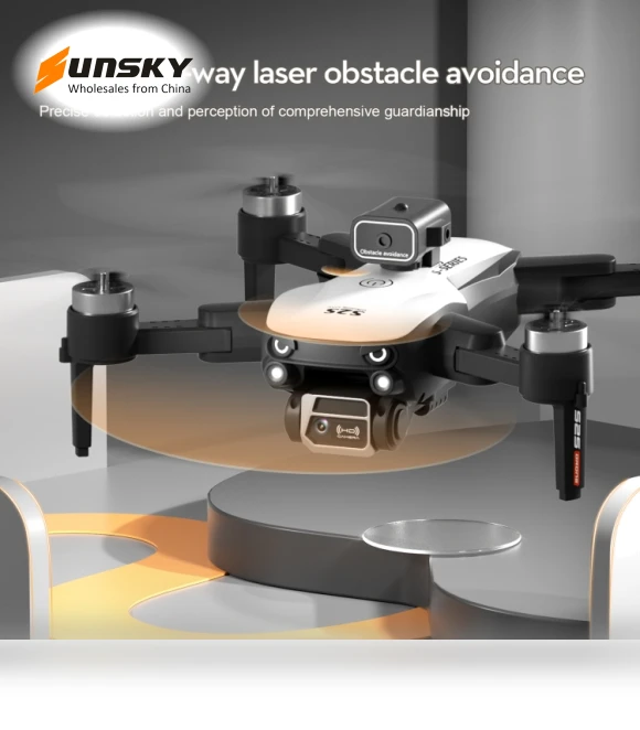 Obstacle Avoidance Brushless Dual Lens Aerial Photography Folding Drone — Drones
