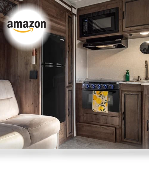 12V RV Refrigerator with Freezer — Mini Fridges, RecPro
