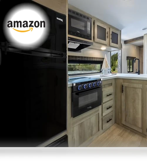 12V RV Refrigerator with Freezer — Mini Fridges, RecPro