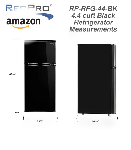 12V RV Refrigerator with Freezer — Mini Fridges, RecPro