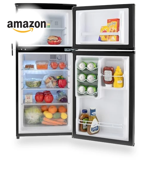 12V RV Refrigerator with Freezer — Mini Fridges, RecPro