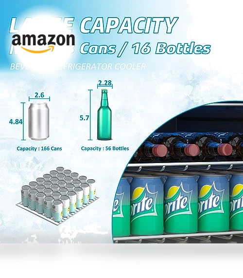 Compact Beverage Refrigerator — Mini Fridges, Erivess
