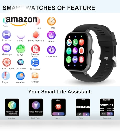 Fitness Tracker Smartwatch — Smartwatches, PLEIVO