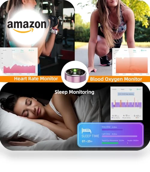 Health Tracker Smart Ring — Wearable Accessories, Oucscru