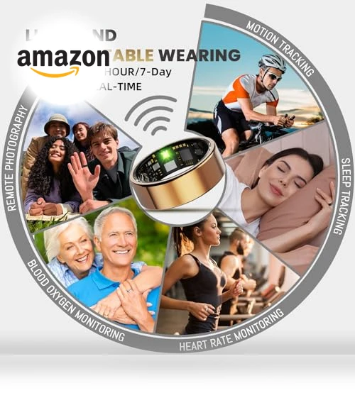 Health Tracker Smart Ring — Wearable Accessories, Oucscru