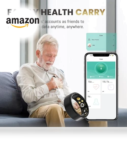 Health Tracker Smart Ring — Wearable Accessories, Oucscru