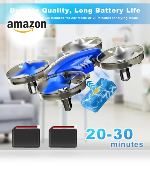 Mini Drone & Car 2 in 1 Toy — RC Helicopters, Oddire