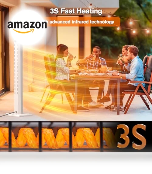 Outdoor Patio Heater — Patio Heaters, FLOWBREEZE