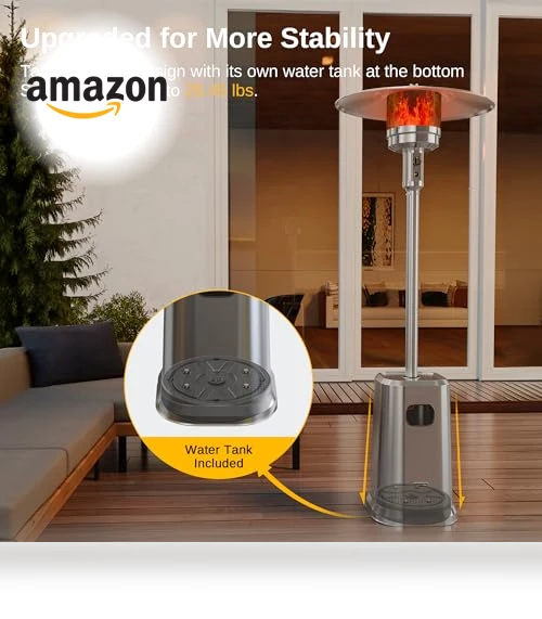Patio Heater with Sand Box — Heater Parts, EAST OAK