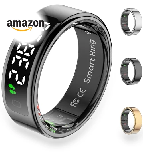 Smart Fitness Ring with Display — Wearable Accessories, Emerhome