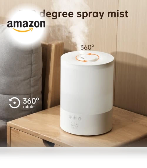 Ultrasonic Cool Mist Humidifier — Air Moisturizers, YOGIN