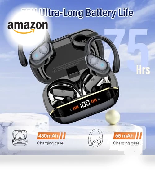 Wireless Earbuds with Earhooks — In-Ear Headphones, BESING TECHNOLOGY(SHENZHEN) COLTD