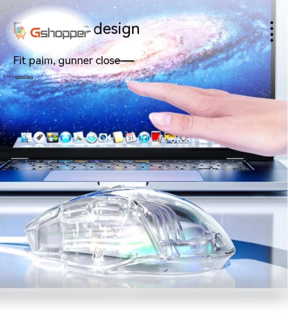Crystal Transparent Mouse — Mouse Pads, Tarantula