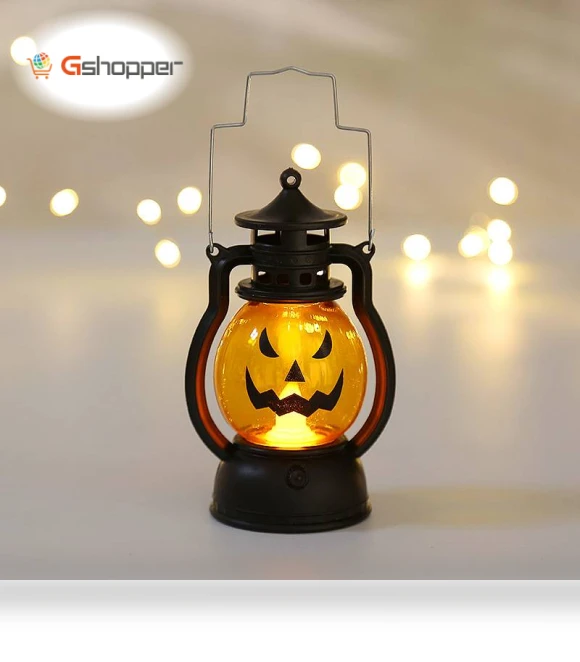 Hanging Halloween Jack-O-Lantern LED Night Light — Creative Lighting Solutions