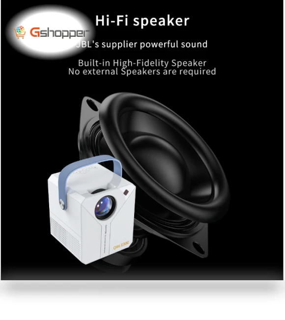 Portable 4K HD Projector — Home Theater Projectors, Q96