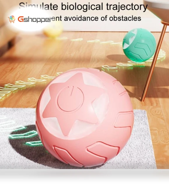 Rolling Ball Cats Motorized Toy Pets Teasing Toys — Cat Playthings