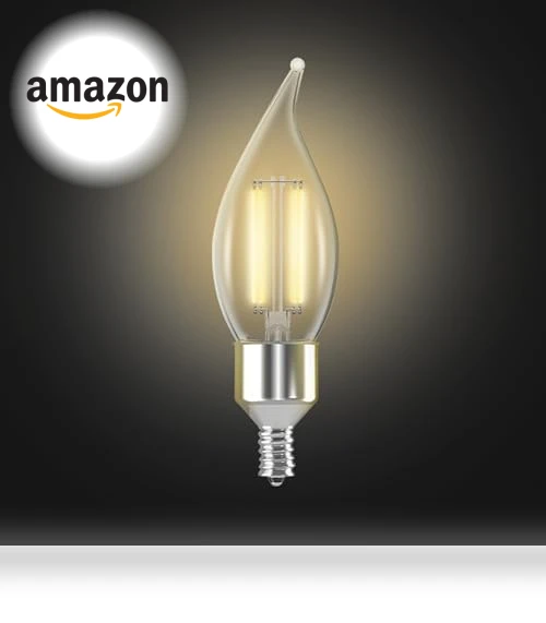 Smart LED Candle Wifi Bulb — Compact Fluorescent, Feit Electric