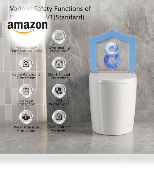 Smart Toilet with Heated Seat and Auto Flush — Bathroom Essentials, Deer Valley
