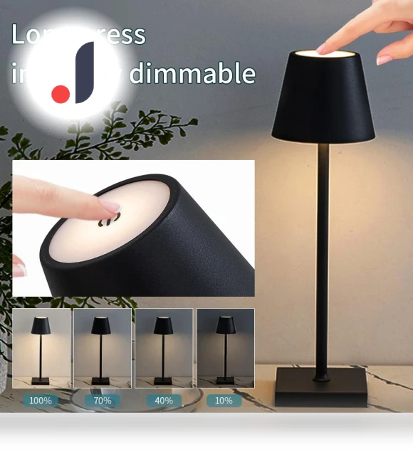 3-Color Touch Dimmable LED Desk Lamp — Study & Desk Lighting, Cosy Homes
