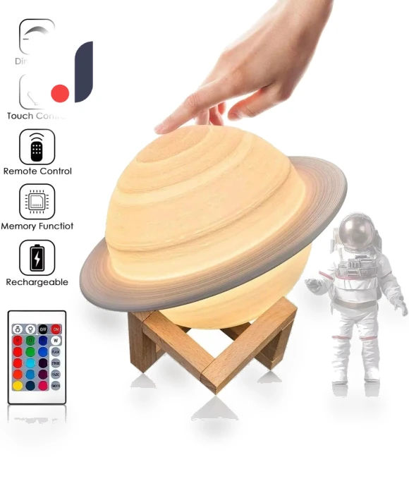 3D Print Saturn Night Light — Lamps & Shades, Perphin Direct