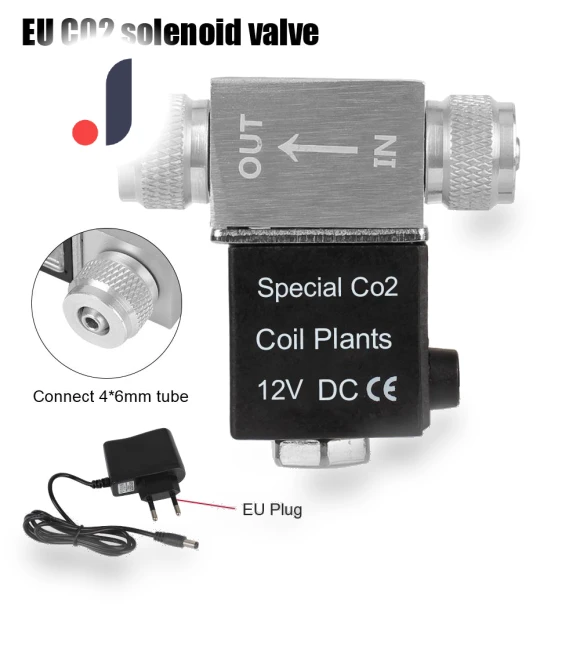 Aquarium Electromagnetic Dual Head Valve — Solenoid, HILIFE