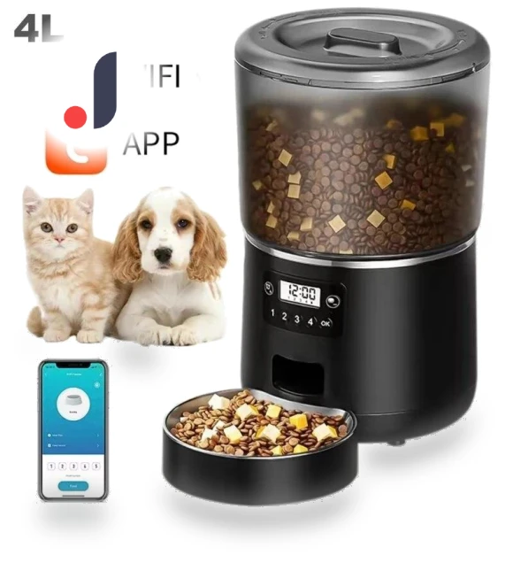 Automatic Pet Feeder with Wi-Fi — Automatic Feeders, Happy World Electronics