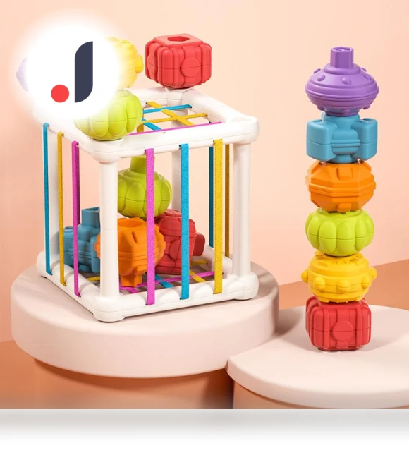 Colorful Shape Sorter Toy — Shape Sorter & Stacking Games, Bai Fen Bai Toys