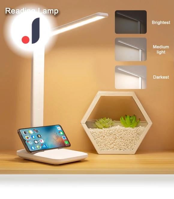 LED Desk Lamp with Adjustable Brightness — Study & Desk Lighting, FEIJIEAST