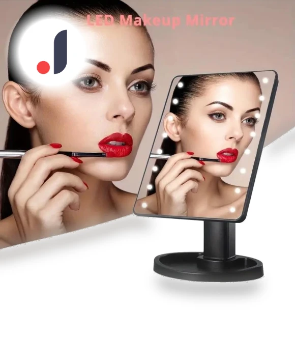 Makeup Mirror with LED Lighting — Compact & Travel, Makeup Kits