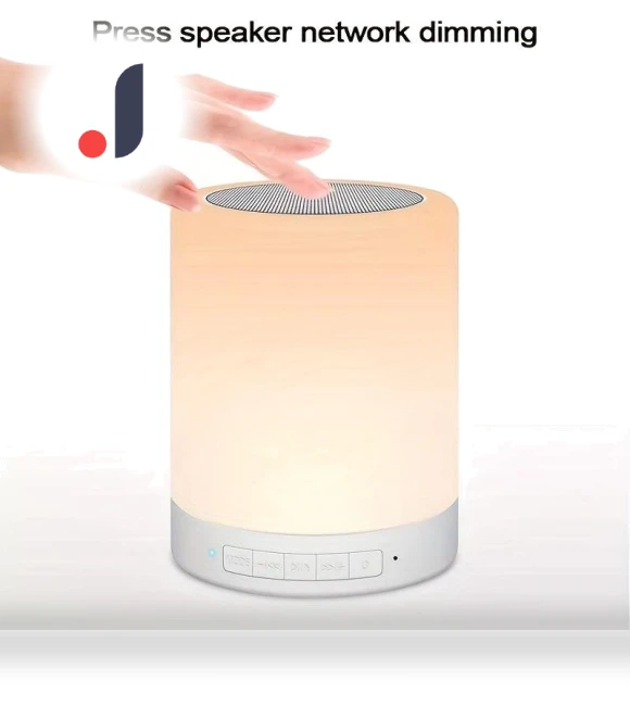 Wireless Bluetooth Bedside Table Lamp with Speaker — Desk & Table Lighting, RuKing