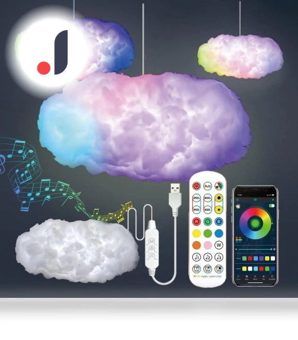 3D Cloud Lamp with Voice Control — Lighting Accessories, Refreshing Home